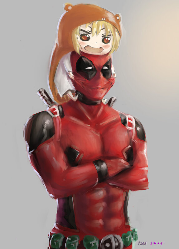 Deadpool with Chibi Figure