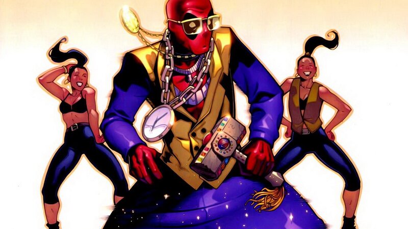 Deadpool with dancers