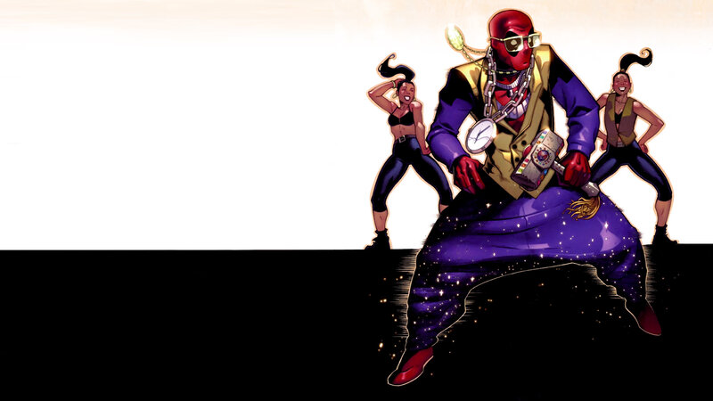 Deadpool with dancers
