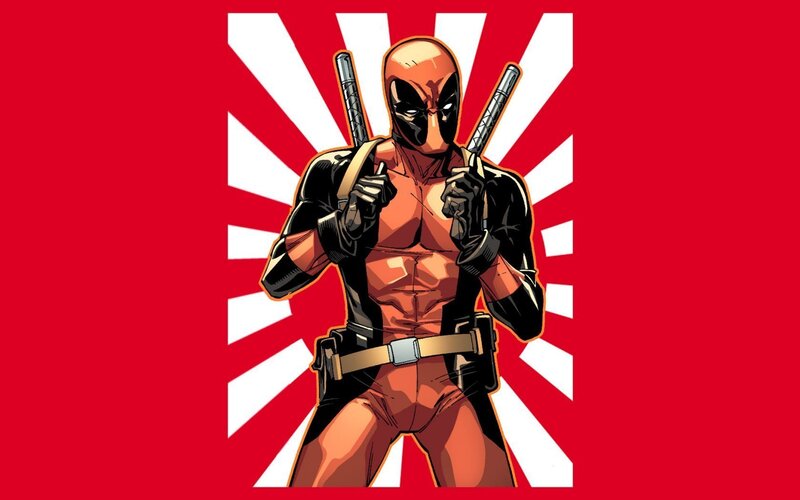 Deadpool with katanas