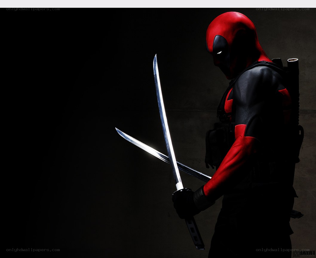 Deadpool with katanas