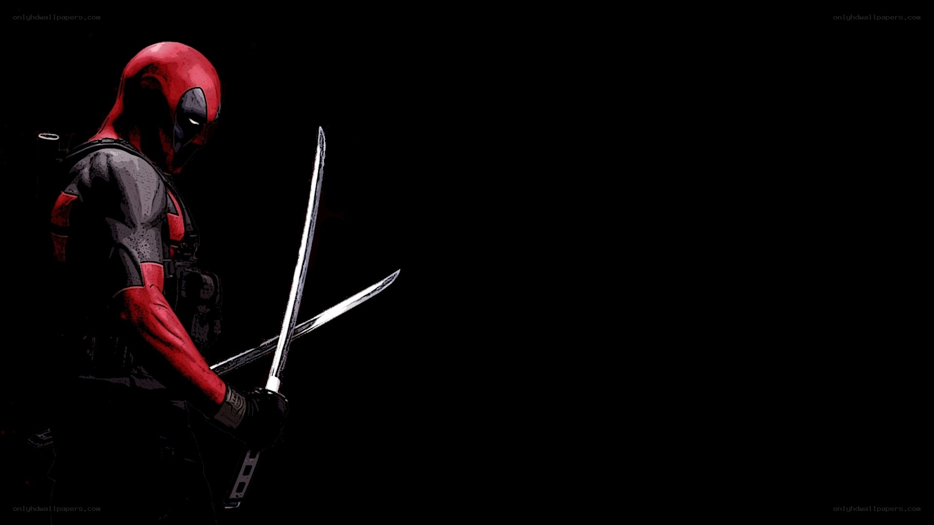 Deadpool with katanas
