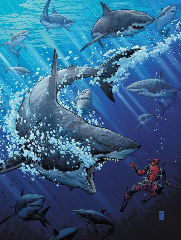 Deadpool with Sharks