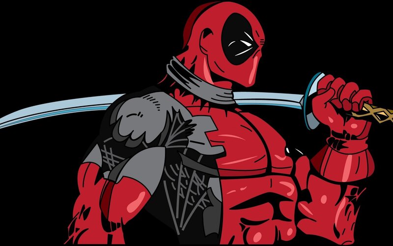 Deadpool with sword