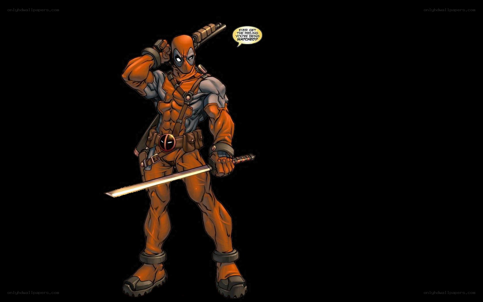 Deadpool with swords
