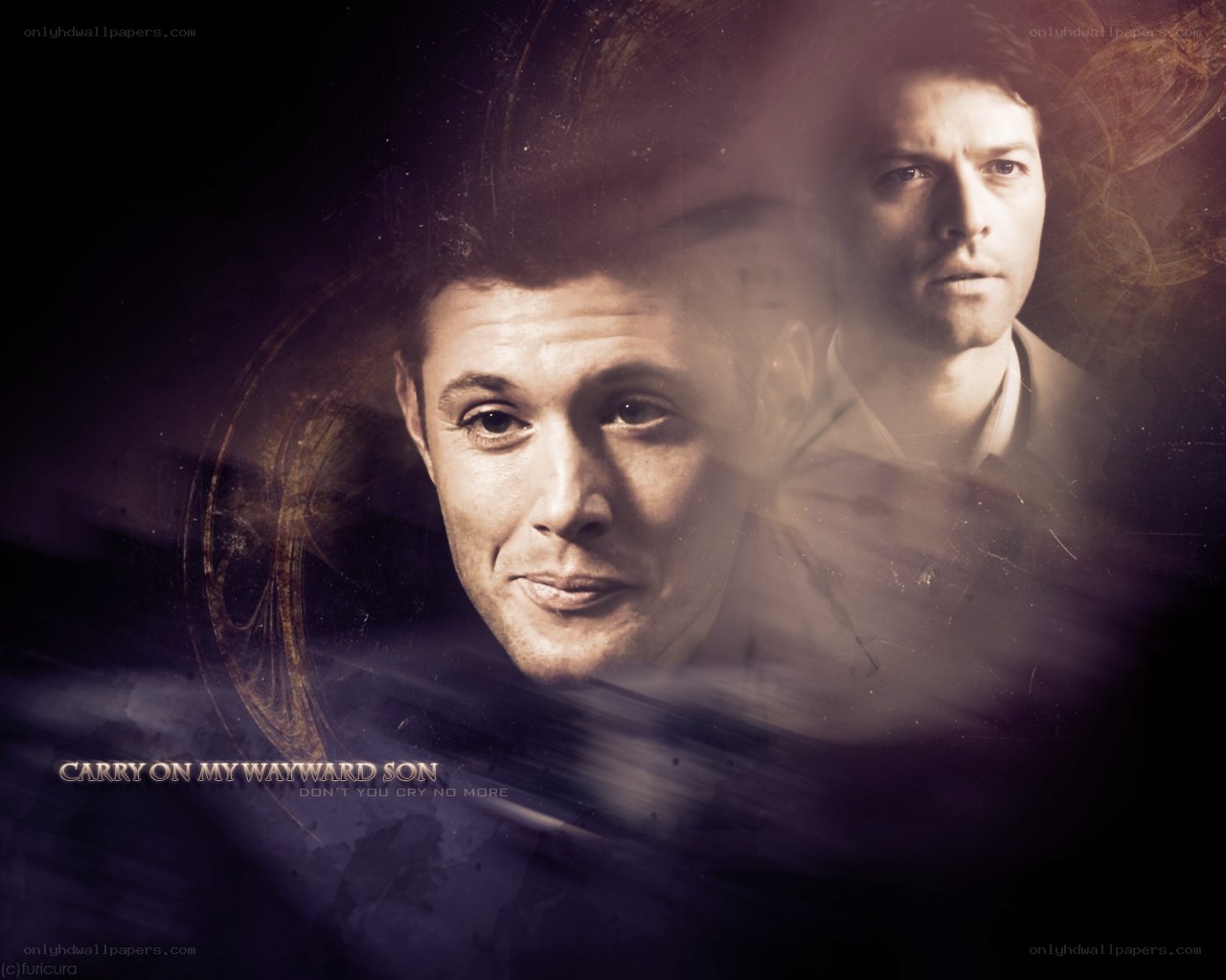 Dean and Castiel portrait