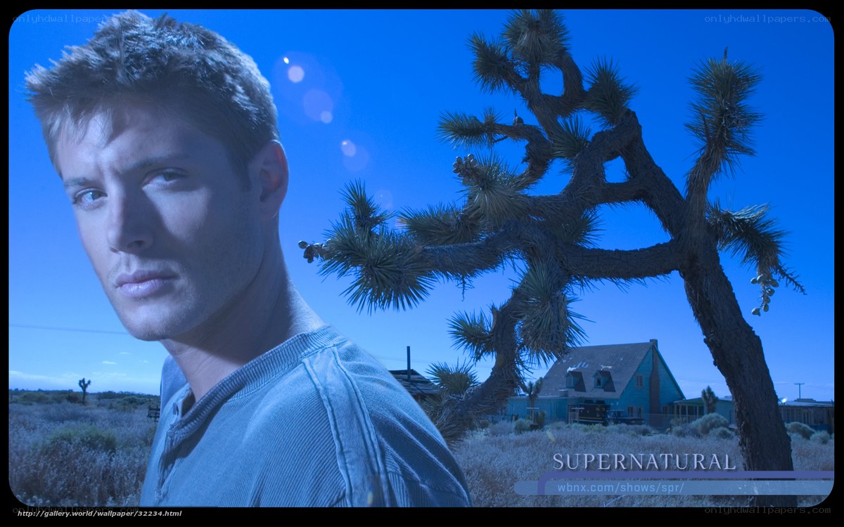 Dean Winchester in desert