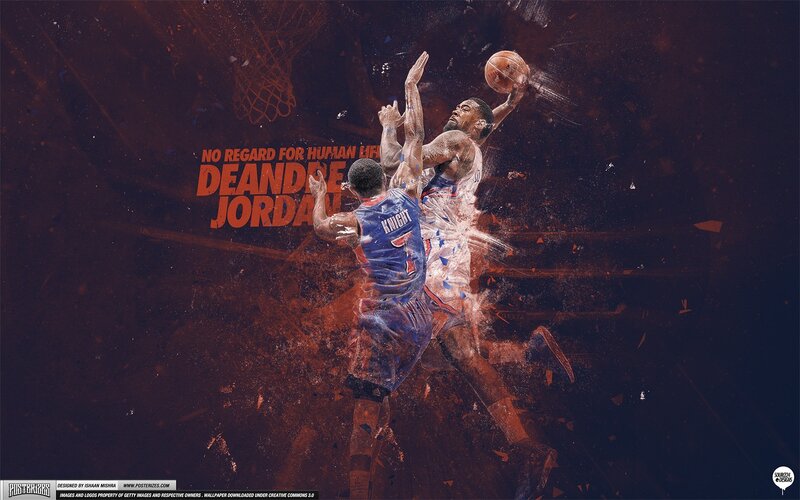DeAndre Jordan basketball action