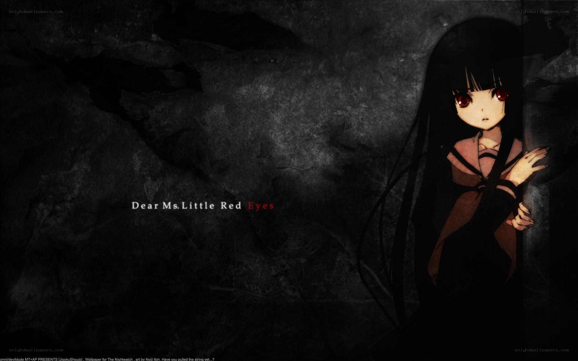 Dear Ms. Little Red Eyes