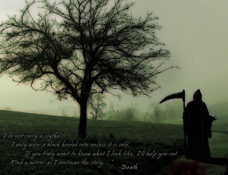 Death and a bare tree