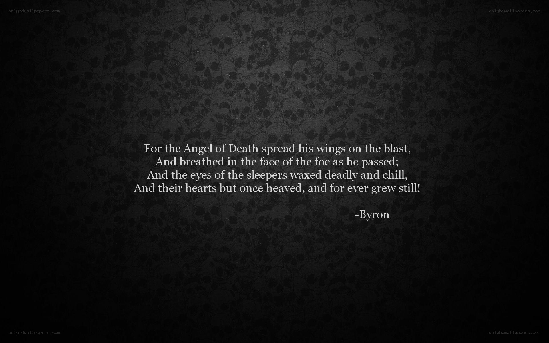 Death Angel Poem