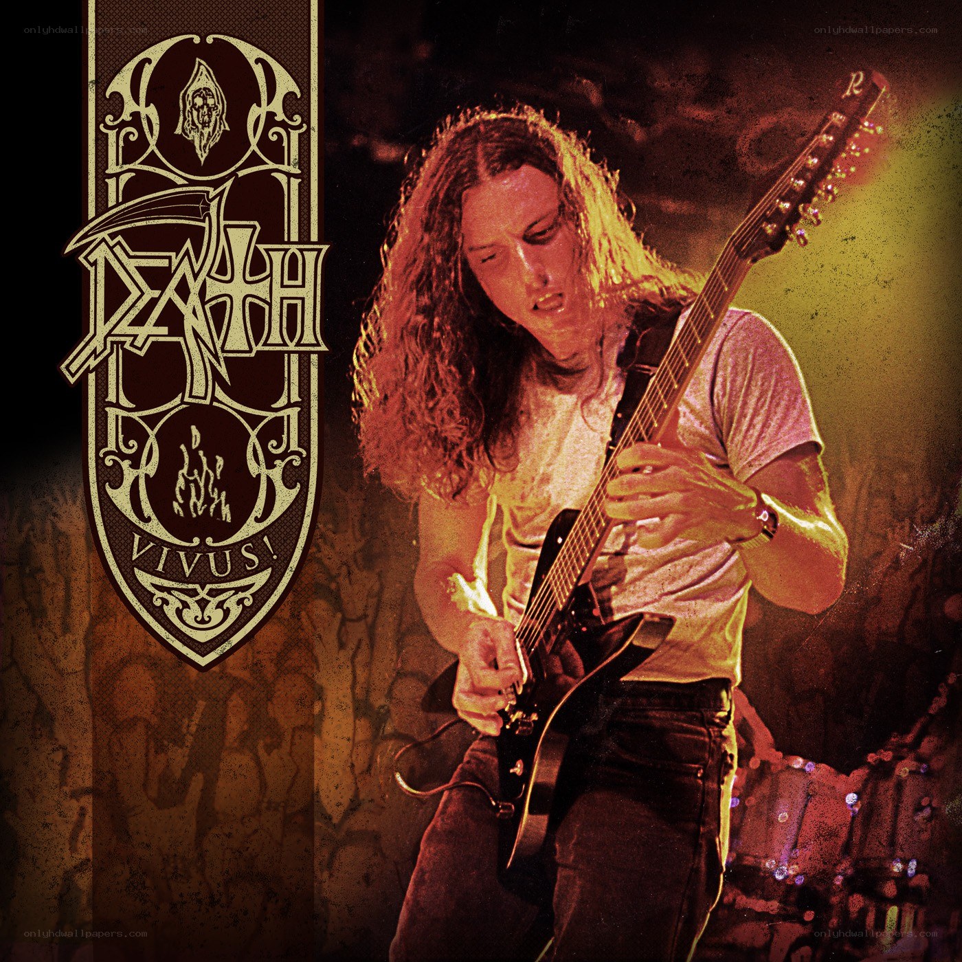 Death band member performing