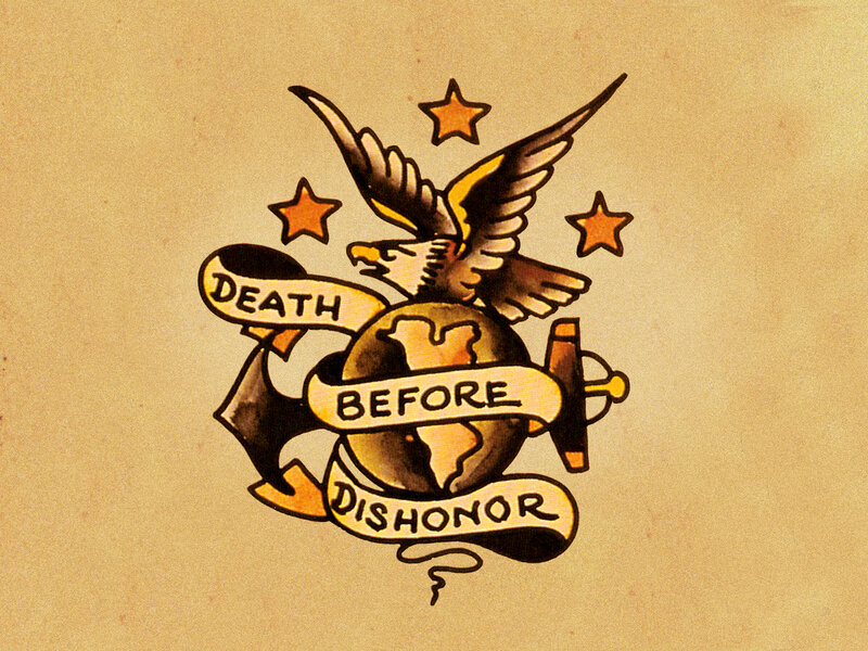 Death Before Dishonor tattoo design