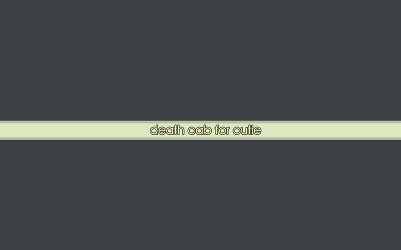 death cab for cutie text