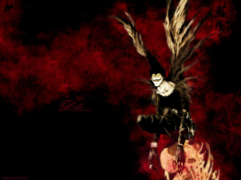 Death Character with Wings