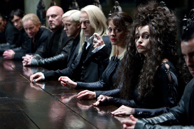 Death Eaters at a meeting