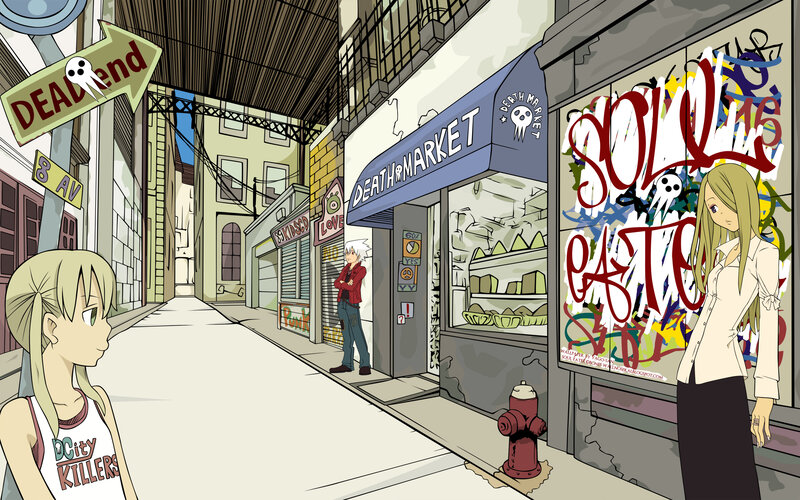 Death Market alley scene