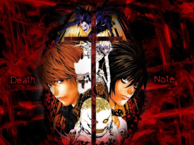 Death Note anime collage
