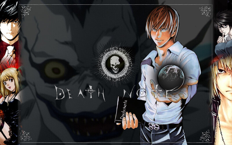 Death Note anime collage
