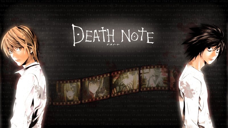 Death Note anime promotional art