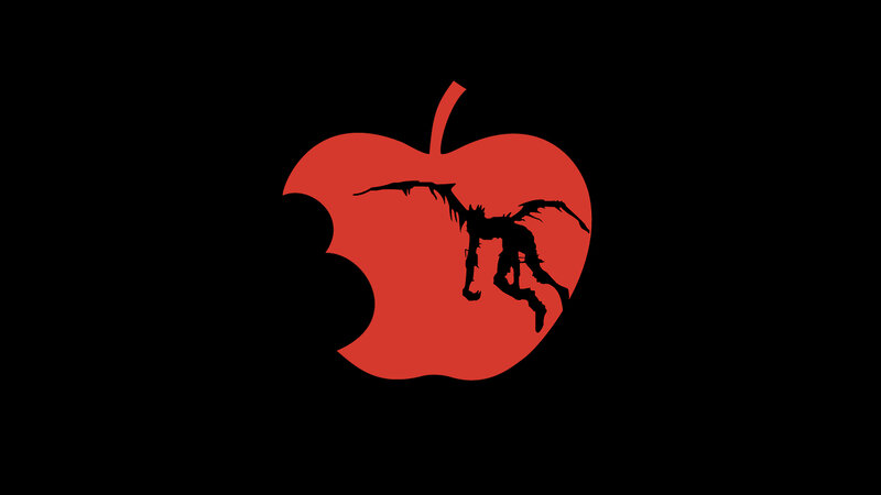 Death Note apple logo