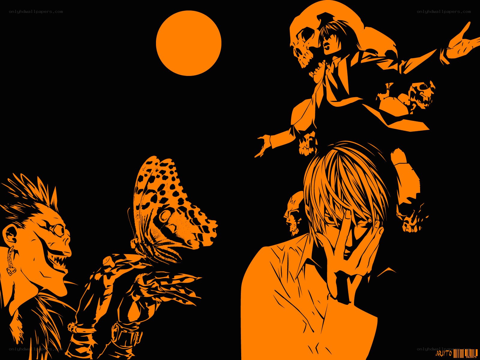 Death Note character collage