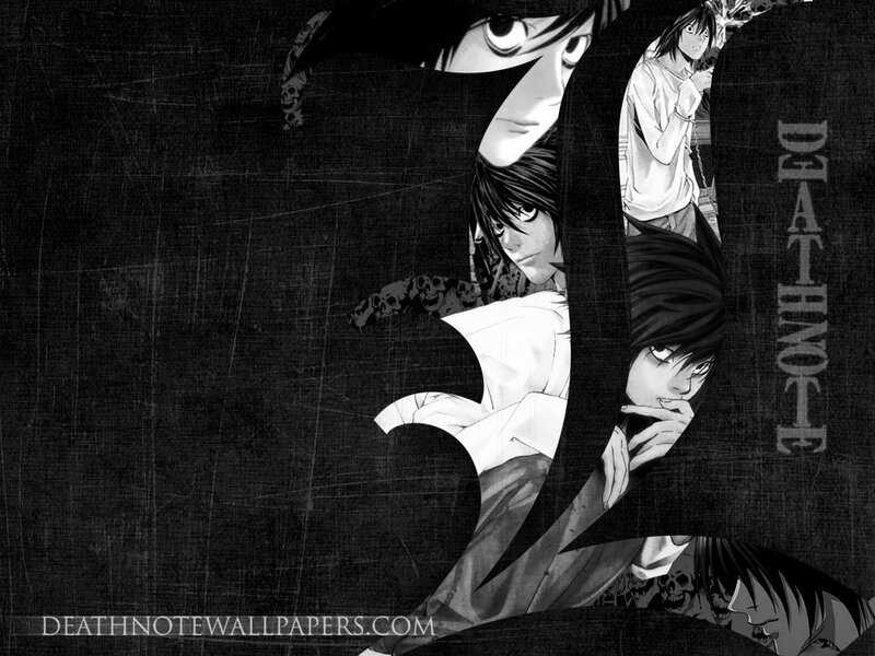 Death Note character collage