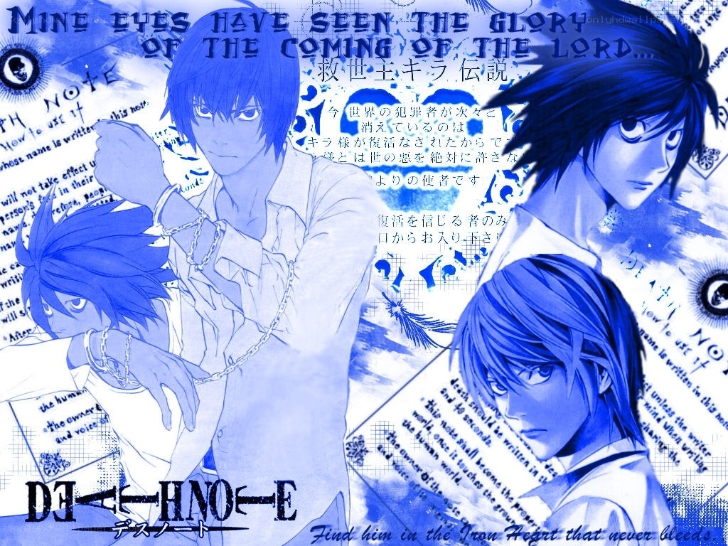 Death Note character collage