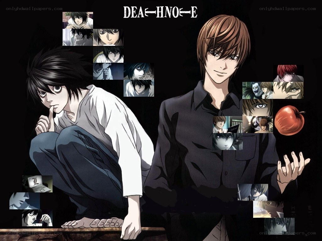 Death Note character collage