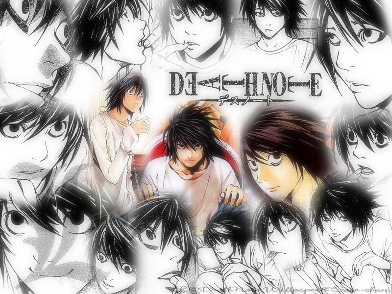 Death Note character collage