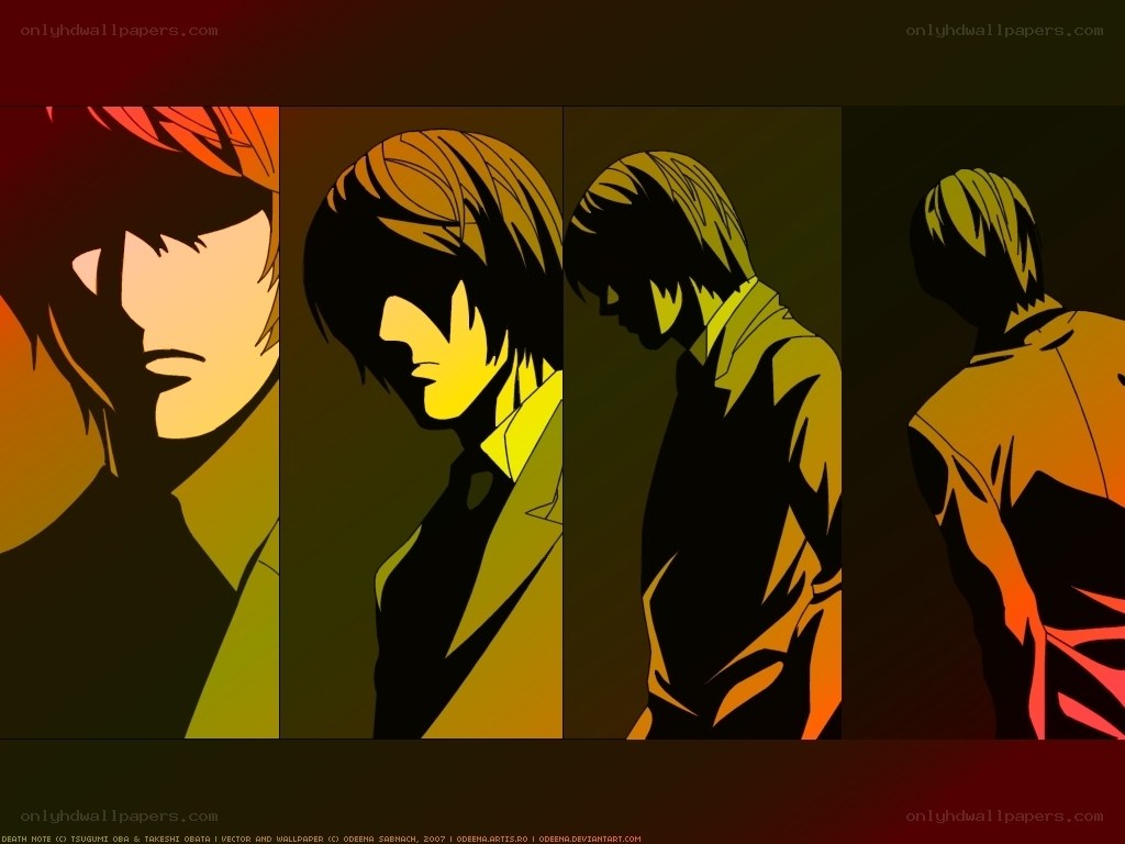 Death Note character collage