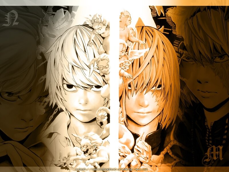 Death Note character comparison