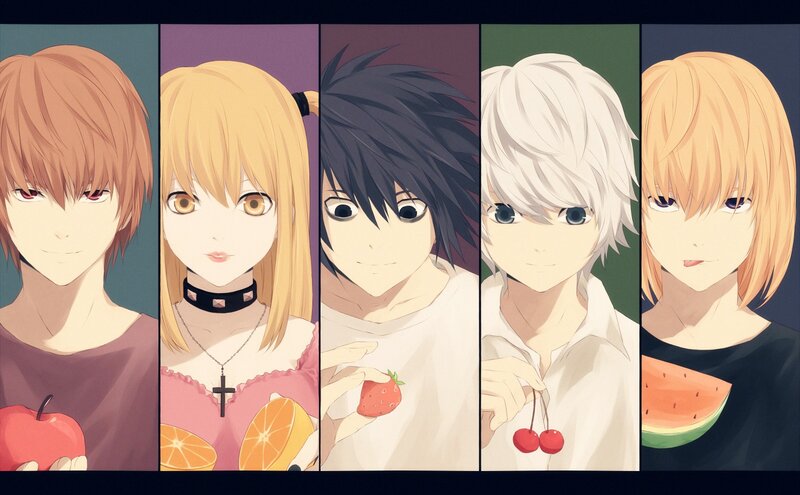Death Note character lineup