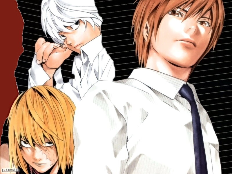 Death Note character trio