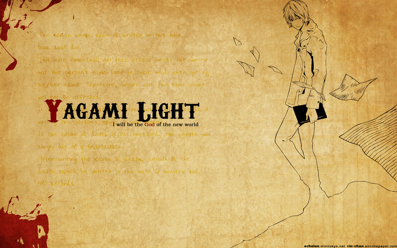 Death Note character wallpaper