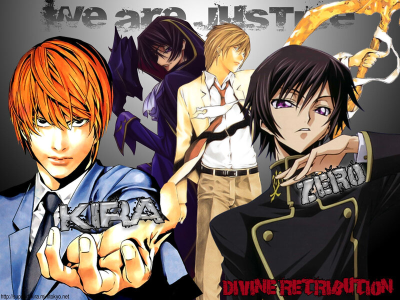 Death Note characters collage