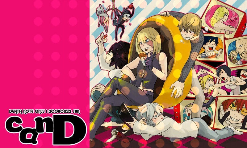 Death Note characters in chaos