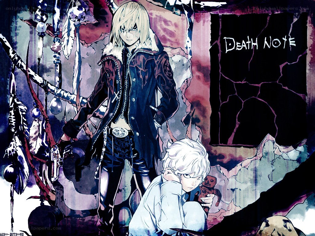 Death Note characters in dark setting