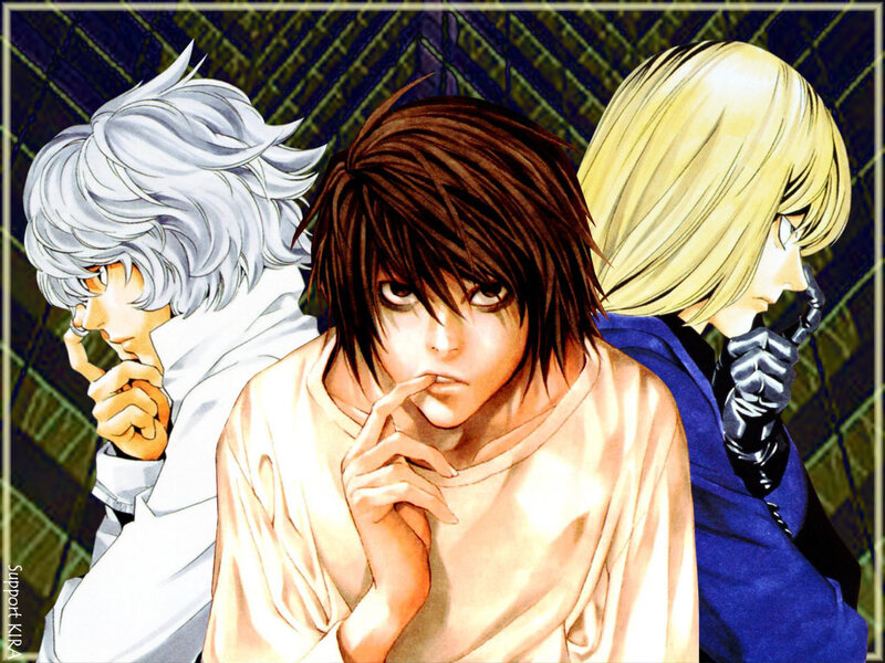 Death Note characters in thought