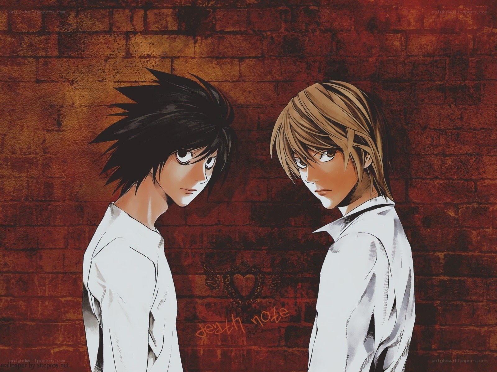 Death Note characters L and Light