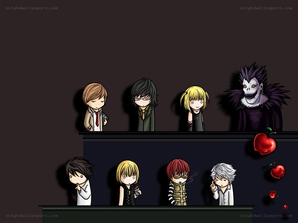 Death Note chibi characters