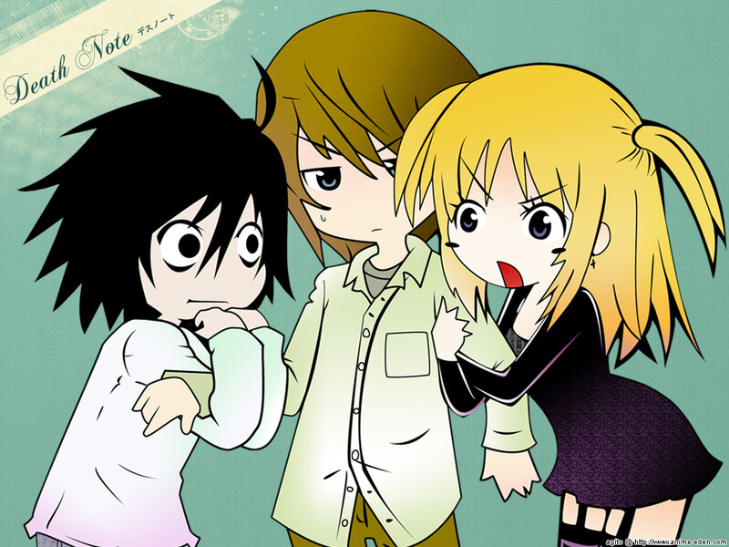 Death Note chibi characters