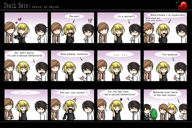 Death Note comic strip