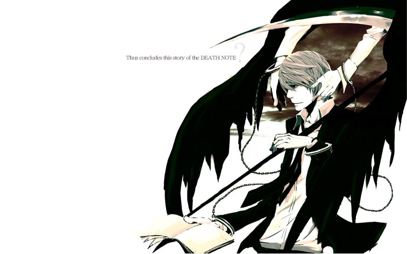 Death Note ending scene