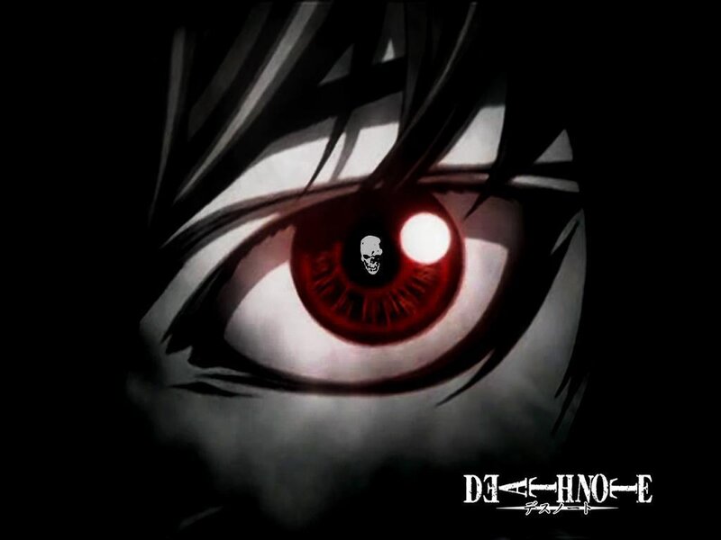 Death Note eye close-up