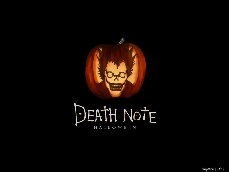 Death Note Halloween pumpkin