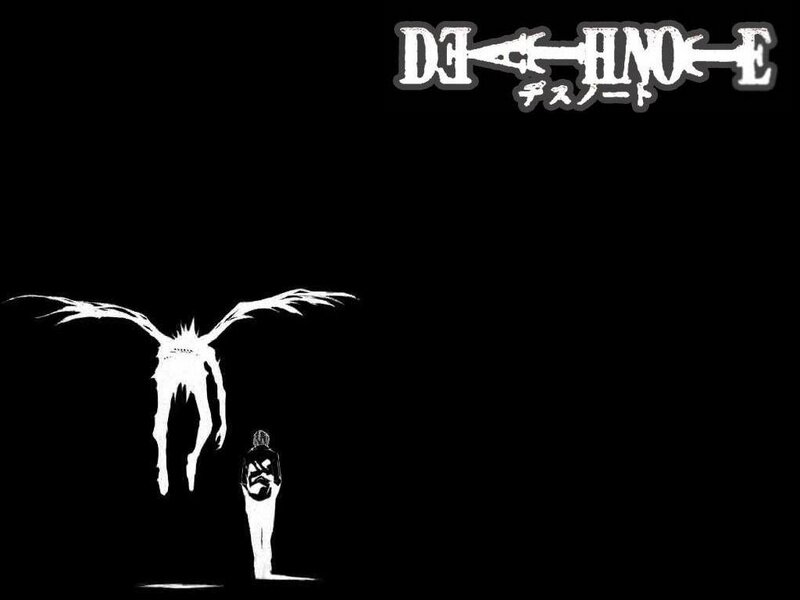 Death Note logo and Shinigami