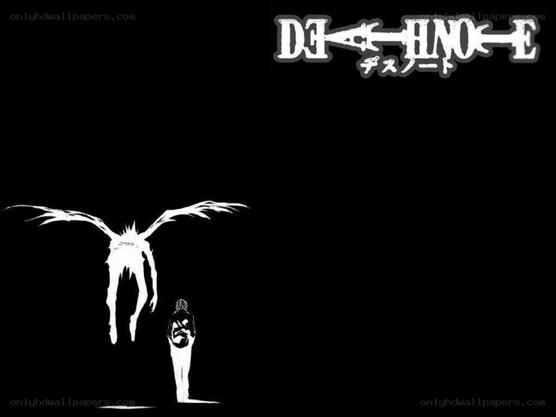 Death Note logo and Shinigami