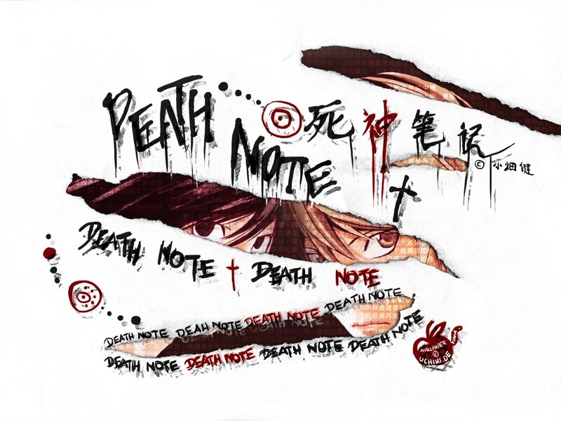 Death Note logo collage