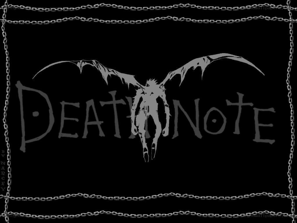 Death Note logo with Shinigami